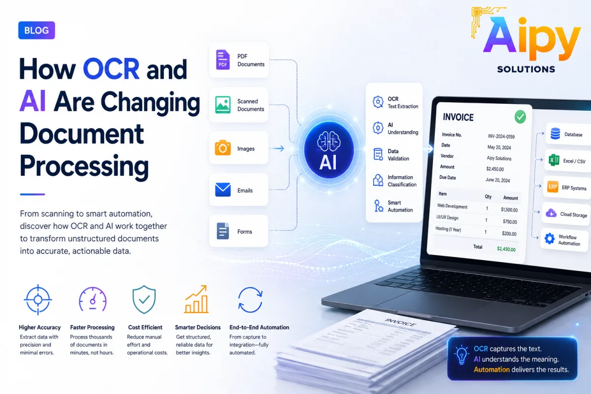 How OCR and AI Are Changing Document Processing